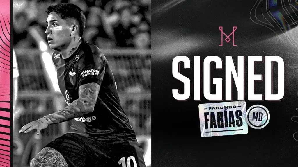 Facundo Farías es nuevo jugador del Inter Miami.