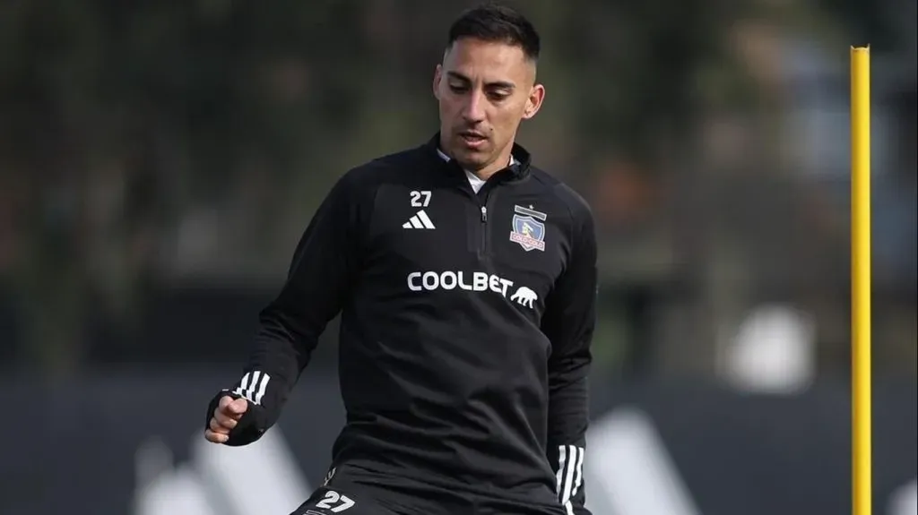 Javier Correa ya volvió a las prácticas en Colo Colo.