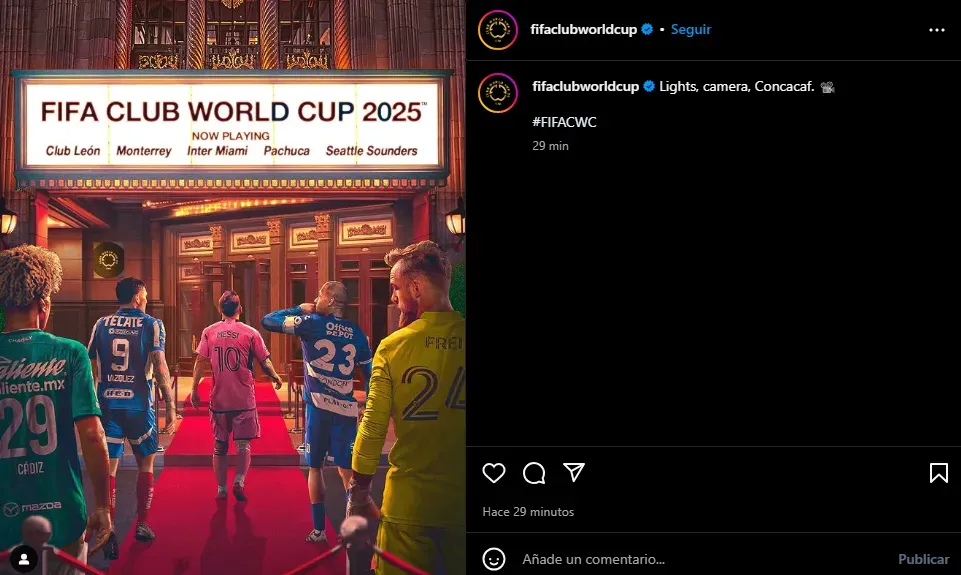 Copa Mundial de Clubes 2025 – Instagram