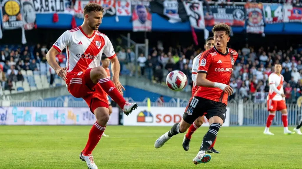 Boselli durante su participación en el amistoso ante Colo Colo. (La Página Millonaria)