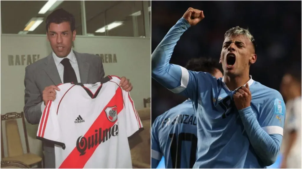 Fonseca jugó en River. (Foto: Prensa Uruguay / Instagram).