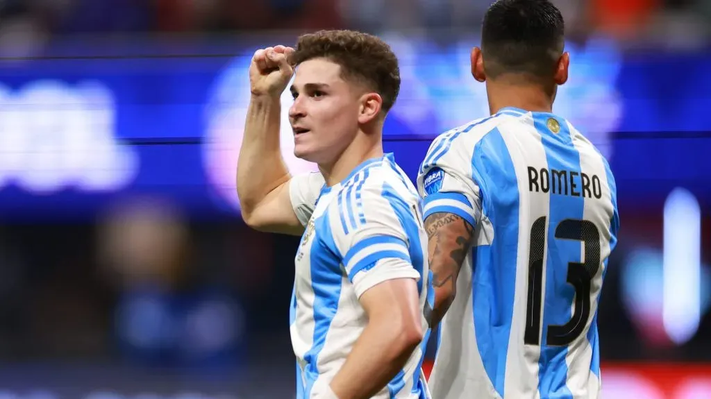 Julián Álvarez lev ocho goles en la Selección. Foto: Getty.