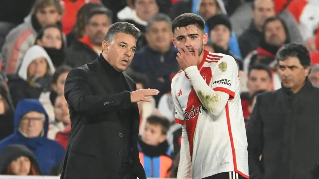 Santiago Simón fue uno de los puntos altos de River tras la vuelta del DT. Foto: Prensa River.