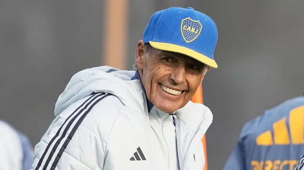 Russo apostó por algunos cambios en el Predio de Ezeiza. Foto: Prensa Boca