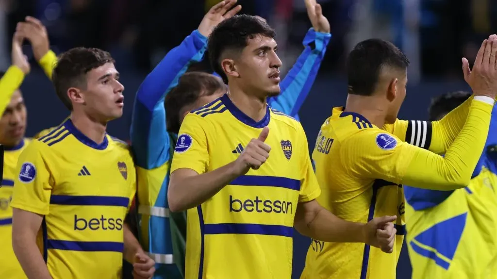 Mateo Mendía, el jugador 35° de la lista de Boca. (Getty)