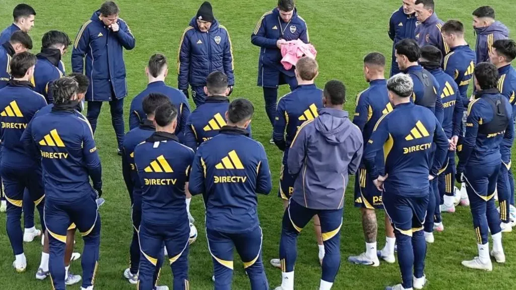 La frase que usó Russo para despedirse del plantel. (Boca Oficial)