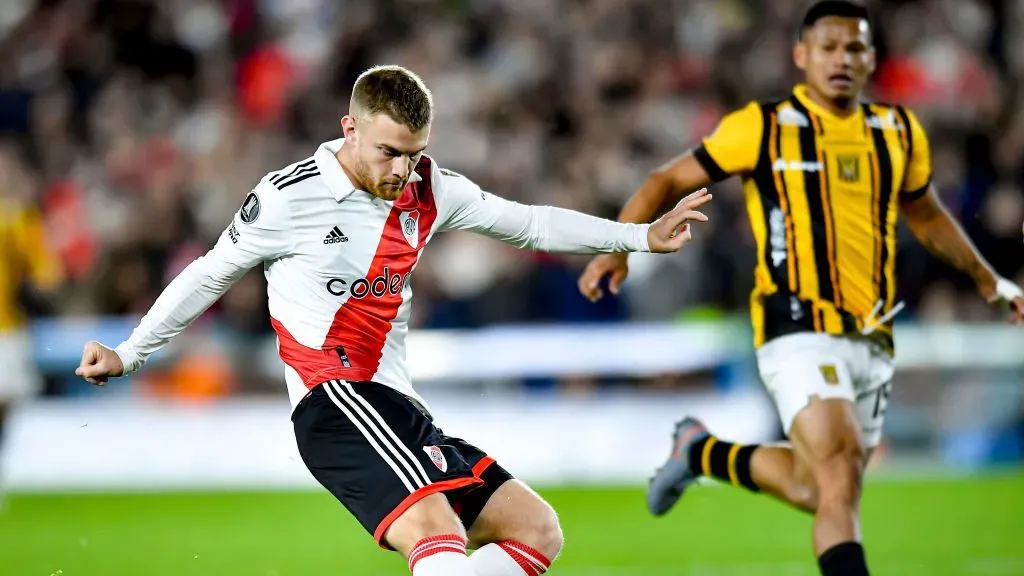 Lucas Beltrán en la Copa Libertadores de América. (Foto: Getty)