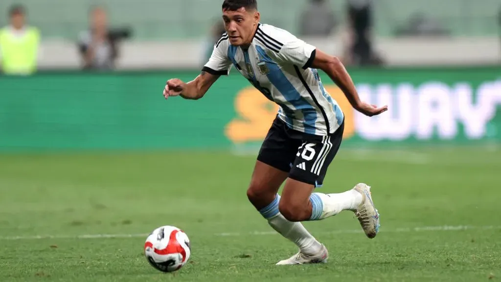 Nahuel Molina Lucero en la Selección Argentina. (Foto: Getty)