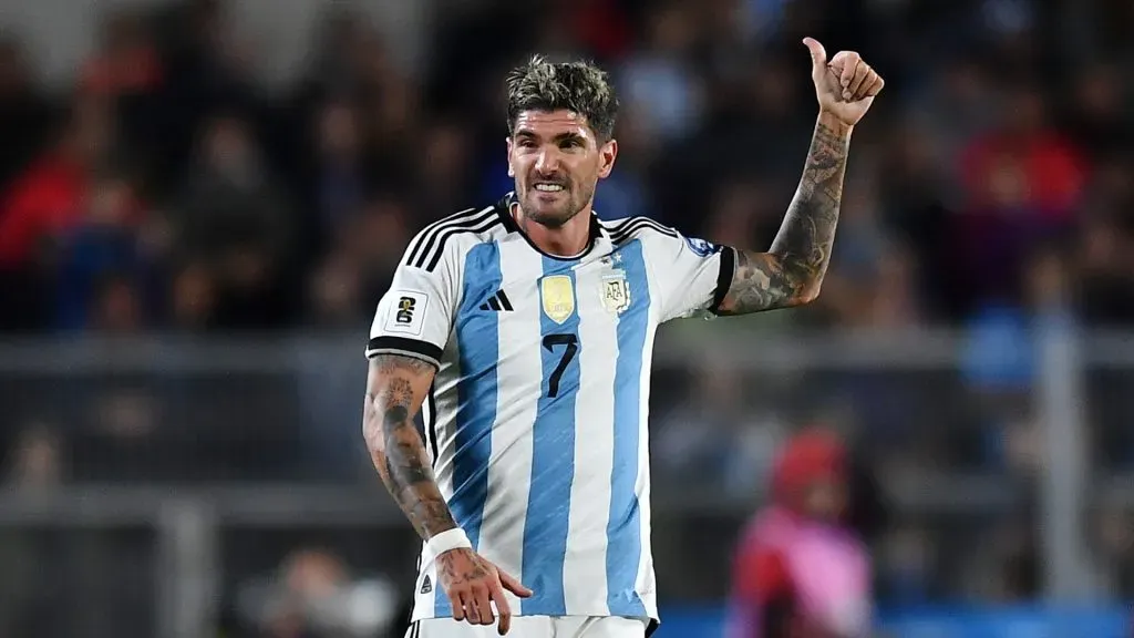 Rodrigo de Paul, una fija en la Selección Argentina (Getty Images).