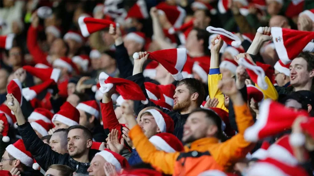 El Boxing Day suele ser un día de celebración en los estadios de la Premier League.