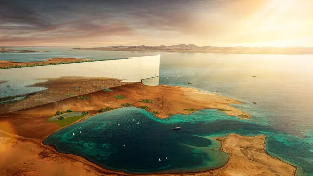 Neom, el megaproyecto árabe, se espera que sea el centro del Mundial 2034.