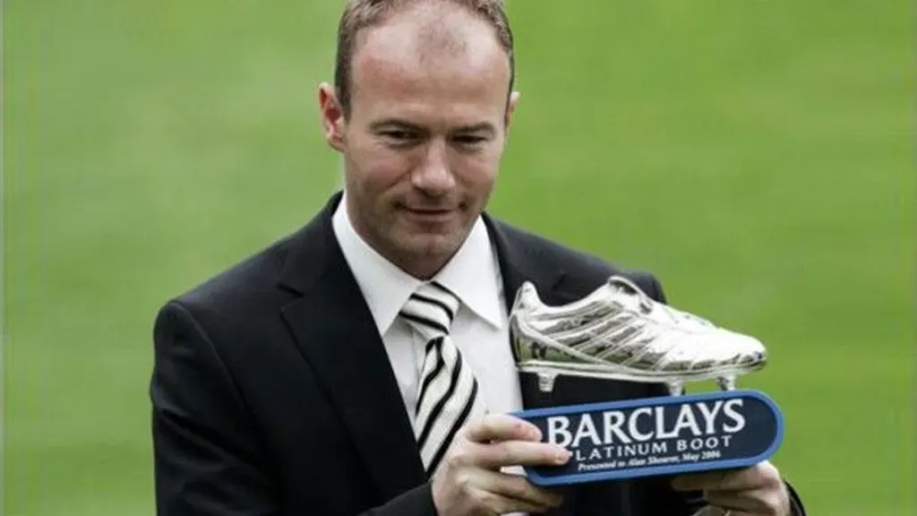 Alan Shearer es el máximo goleador en la historia del fútbol inglés.