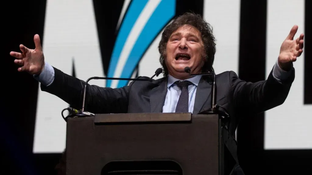 Javier Milei, candidato a presidente por ‘La Libertad Avanza’ (Getty Images).