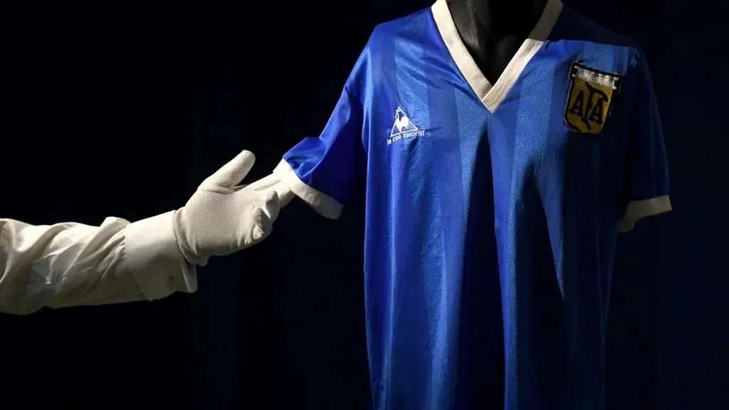 La camiseta de Maradona en Mexico 1986 se vendió por más de 9 millones el año pasado.
