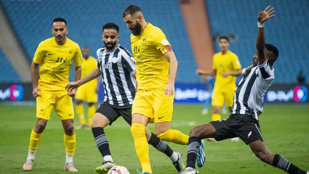Al Ittihad, en un partido ante Al Shabab (IMAGO / Power Sport Images).