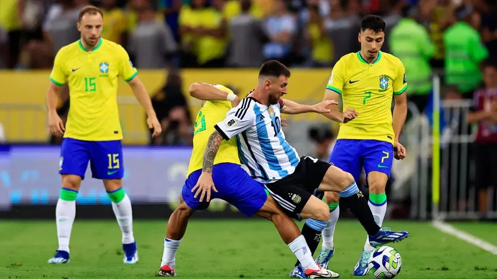 Argentina – Brasil, la final de la Copa América 2024 según la IA. (Getty)