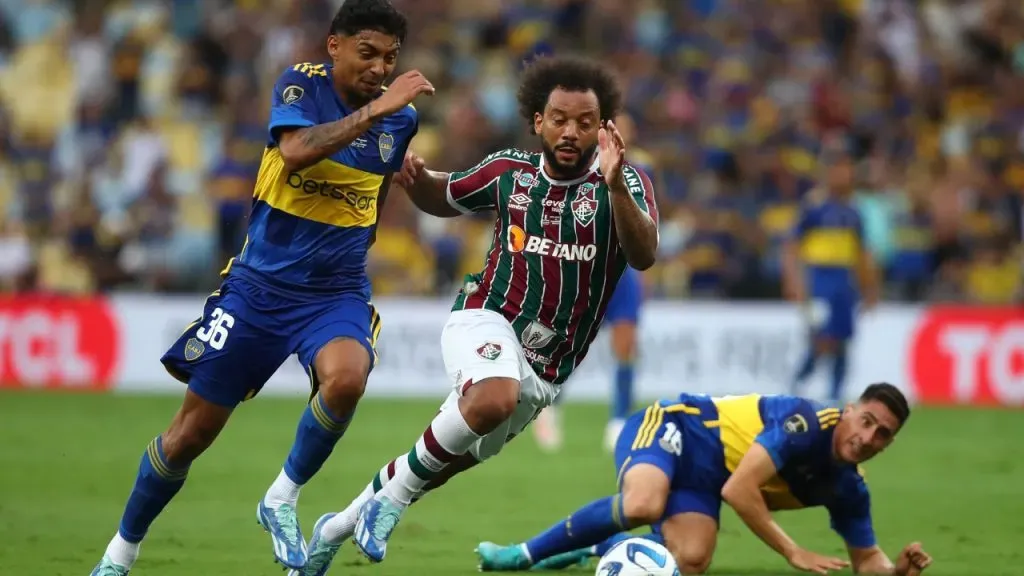 Medina, junto a Marcelo en la final de la Copa Libertadores (Getty Images).
