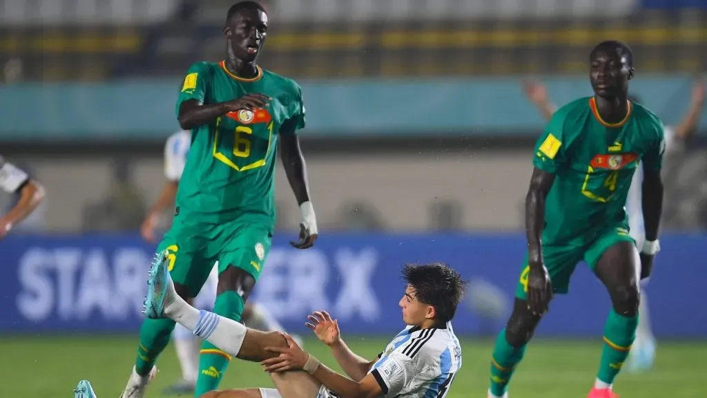 Daouda Diong y Senegal venció a Argentina en el Mundial Sub 17 (IMAGO / Agencia-MexSport).