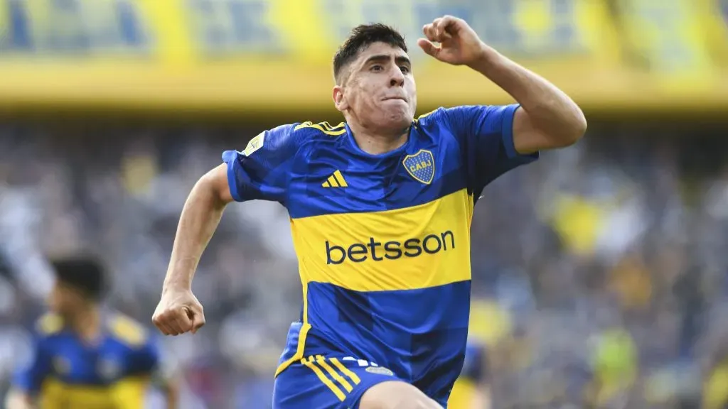 Merentiel, el 9 de Diego Martínez para su debut en Boca. (Foto: Getty Images)