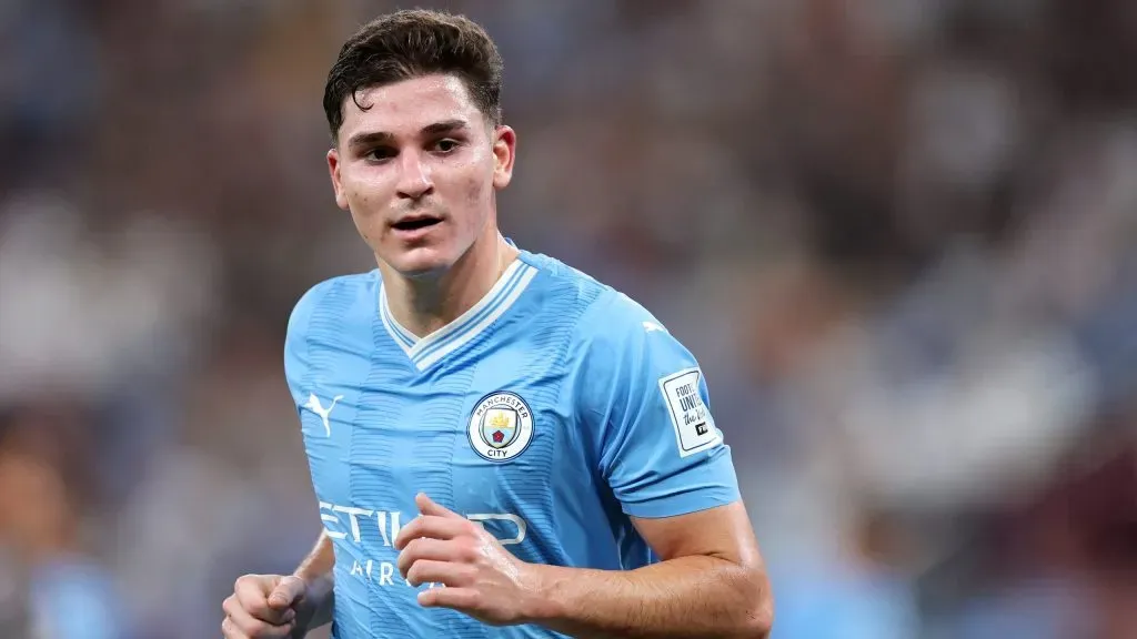 Julián Álvarez, actualmente en Manchester City. (Foto: Getty)