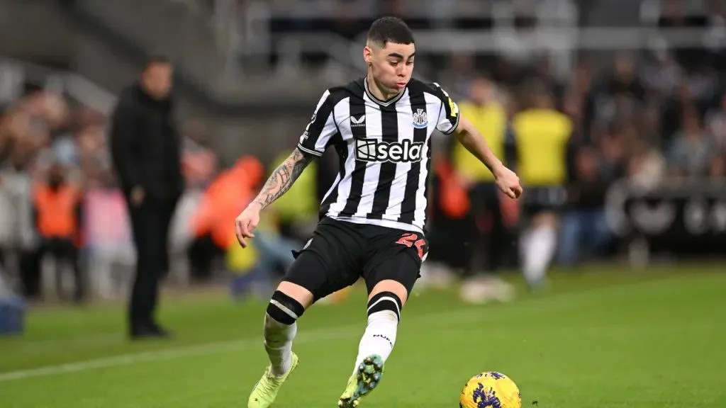 Miguel Almirón volvió a jugar con el Newcastle tras los rumores de su salida. (Getty Images).