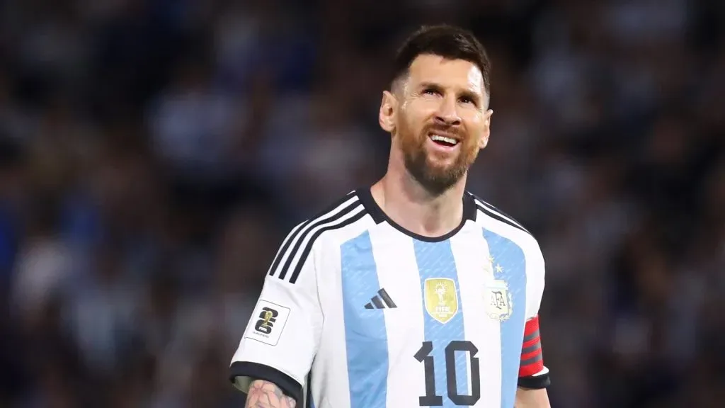 Lionel Messi con la Selección Argentina