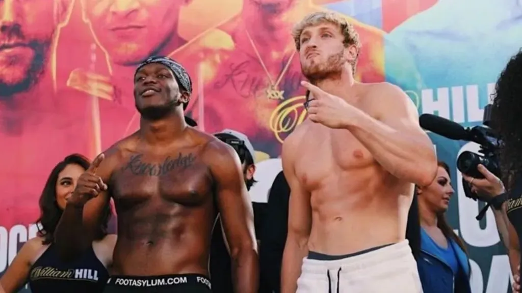 Logan Paul y KSI estelarizaron peleas para Misfits Boxing.