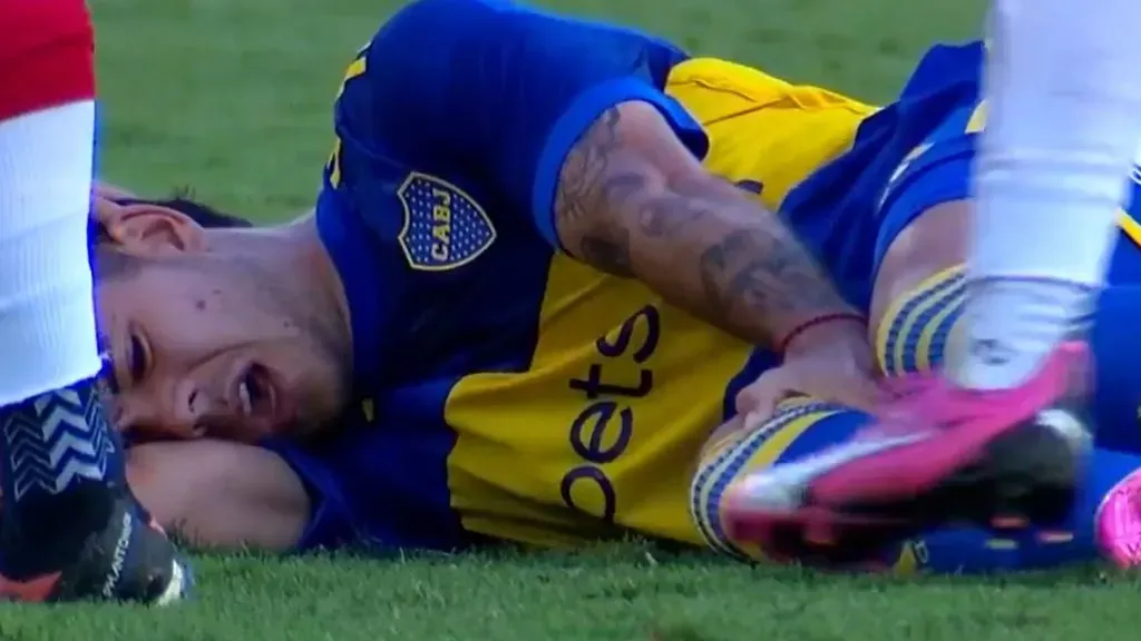 Lucas Blondel sufrió una durísima lesión. (Foto: ESPN)
