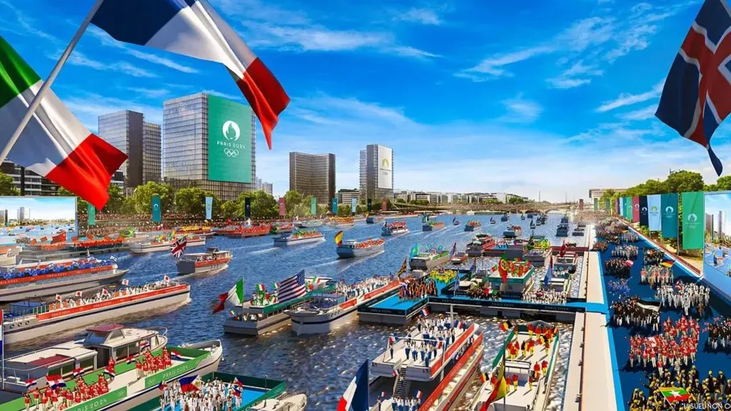 Así imaginan la ceremonia de apertura desde el Comité Olímpico.