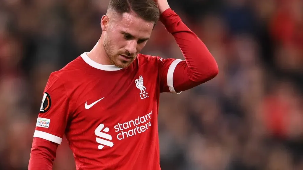 Alexis Mac Allister como jugador del Liverpool