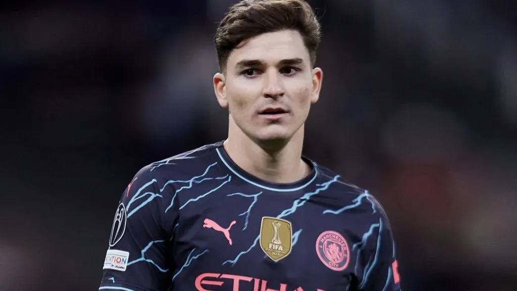Julián Álvarez en el Manchester CIty