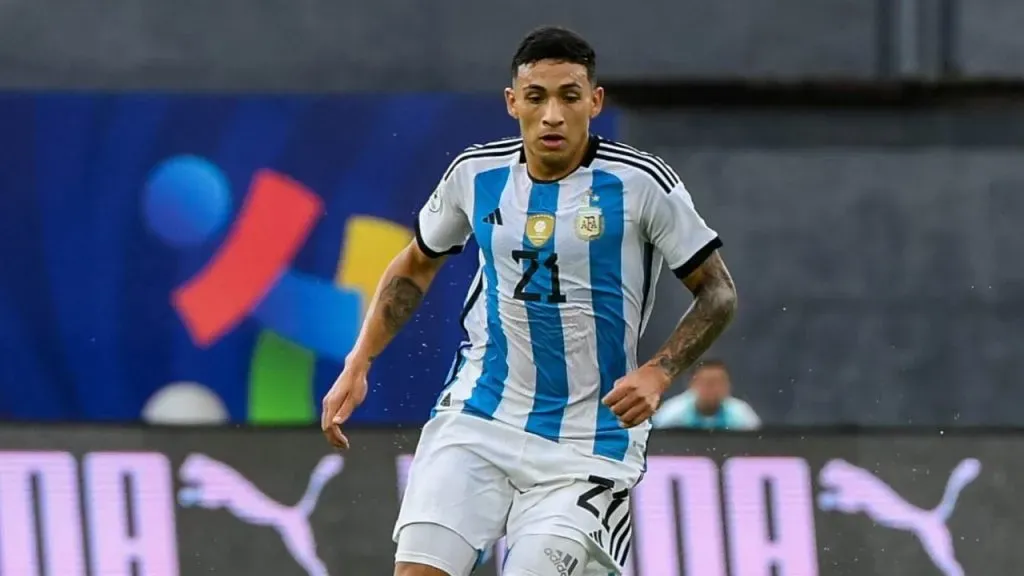 Equi Fernández, en la Selección Argentina Sub 23 (Instagram @equifernandez_).