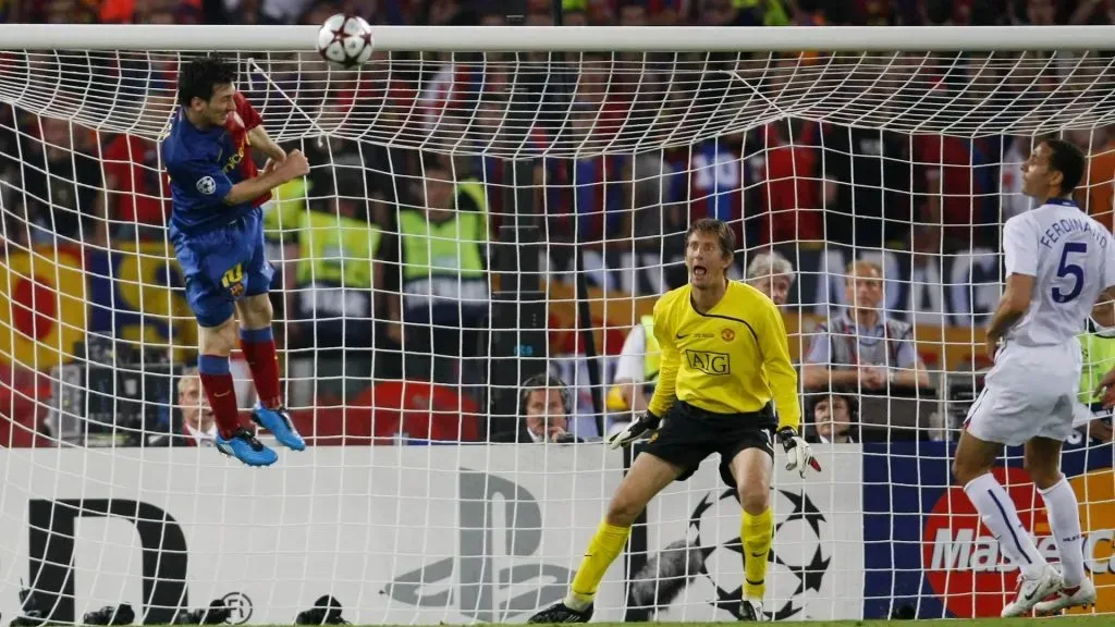 El gol de Lionel Messi que más le gusta a su hijo Thiago: el de cabeza al United.