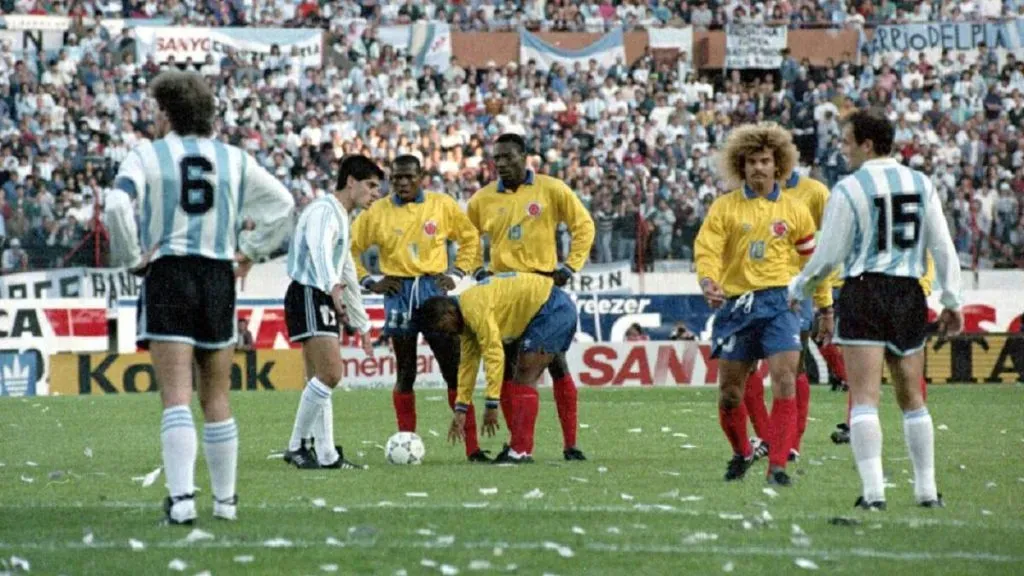 Argentina y aquella derrota ante Colombia en el Monumental. Foto Web.