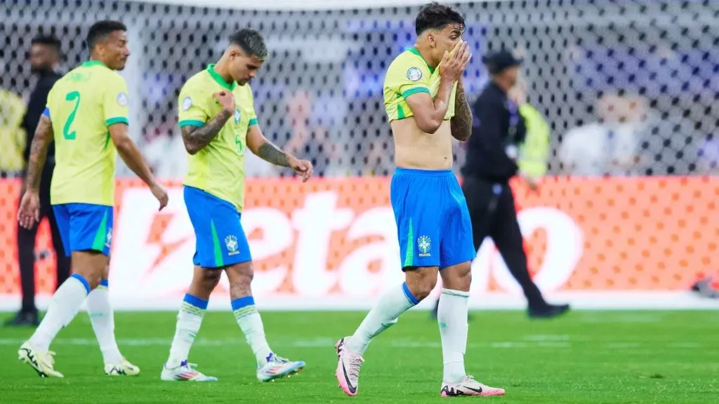 La selección de Brasil luego de su empate contra Costa Rica en la Copa América 2024