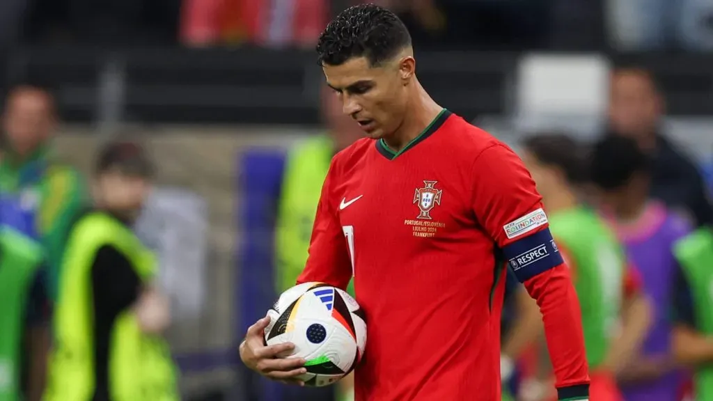 Cristiano Ronaldo con Portugal en la Eurocopa 2024