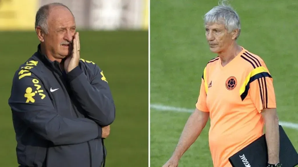 Scolari (izq) y Pékerman (der), los candidatos a ser DT de Paraguay.