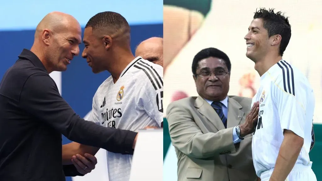 Zidane acompañó a Mbappé, como Eusebio a Cristiano Ronaldo.