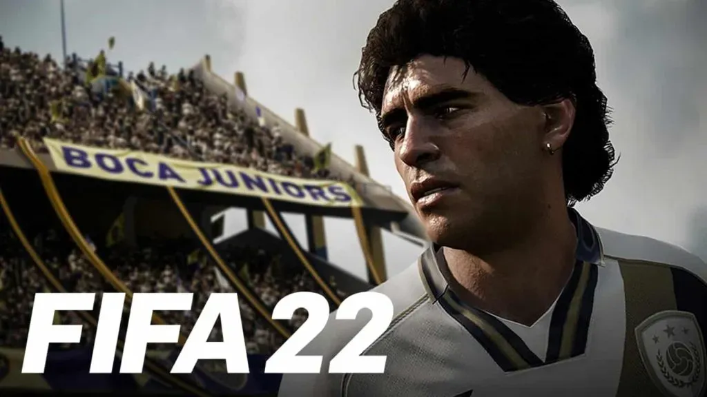 FIFA 22, la última aparición de Maradona en los juegos de EA Sports.