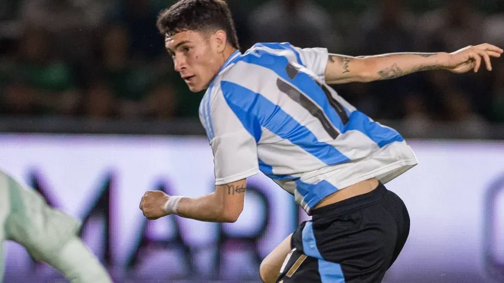 Matías Soulé con la Selección Argentina Sub 23 y su golazo ante México