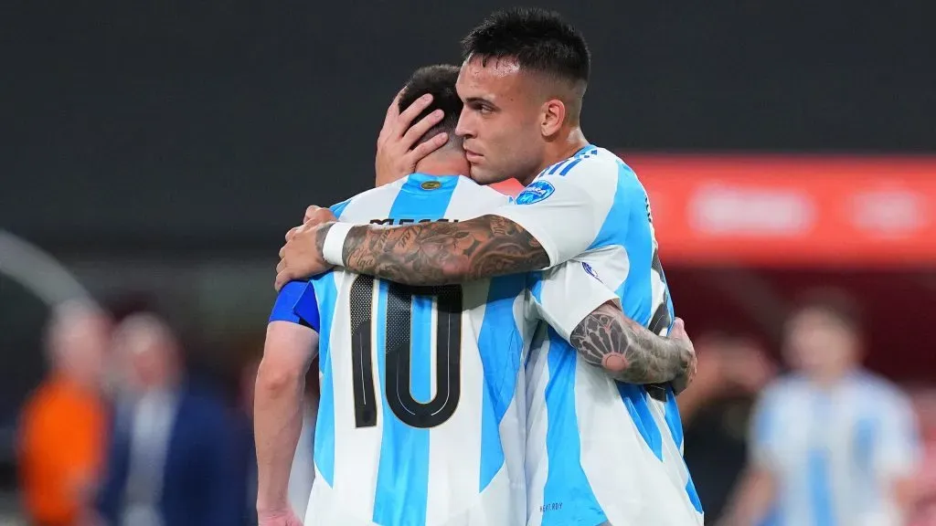 Messi y Lautaro, estrellas en el ataque del XI ideal de la Copa América 2024.