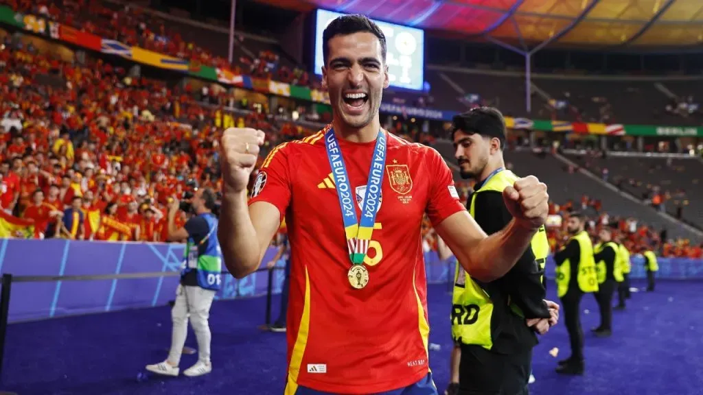 Mikel Marino, mediocampista de España, campeón de la EURO 2024 (IMAGO / AFLOSPORT).