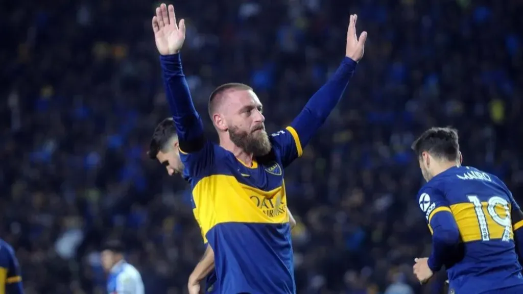 Daniele se dio el gusto de ponerse la camiseta de Boca.