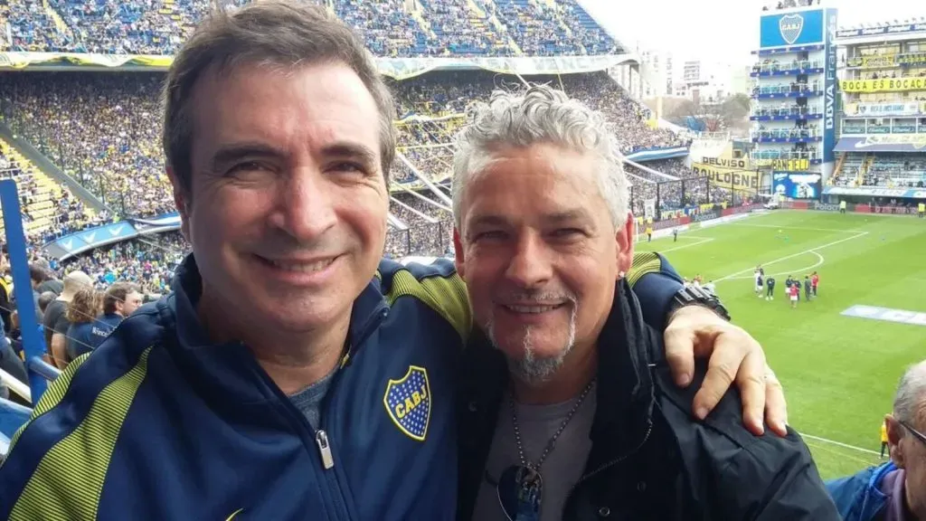 Baggio y la felicidad de ver un partido en la cancha.