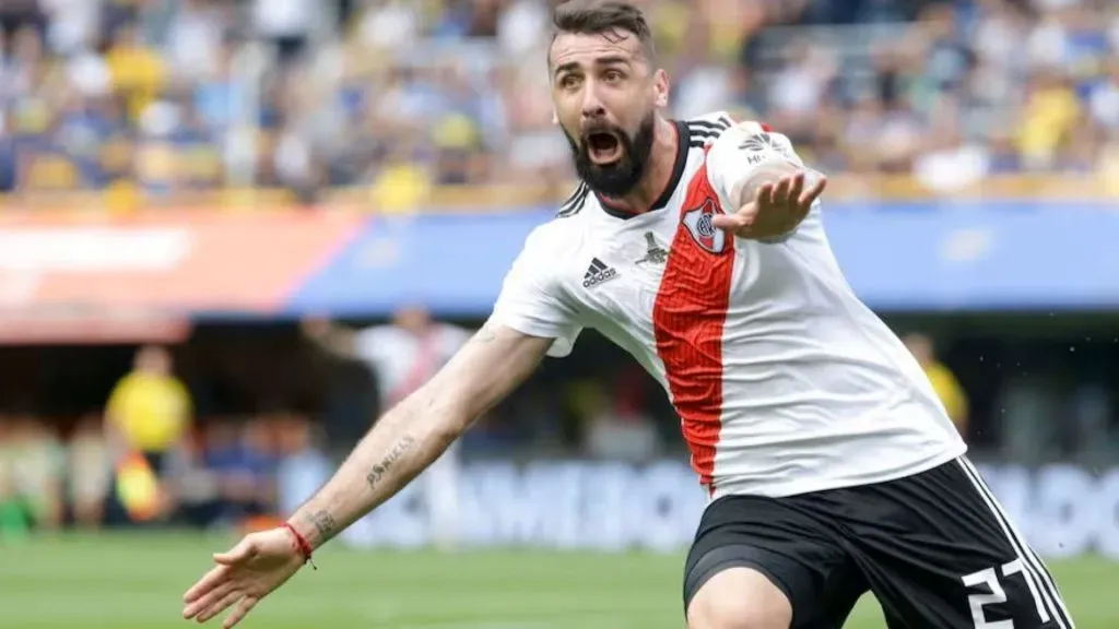 Gol del “Oso” Pratto en la final de la Libertadores (Getty Images)