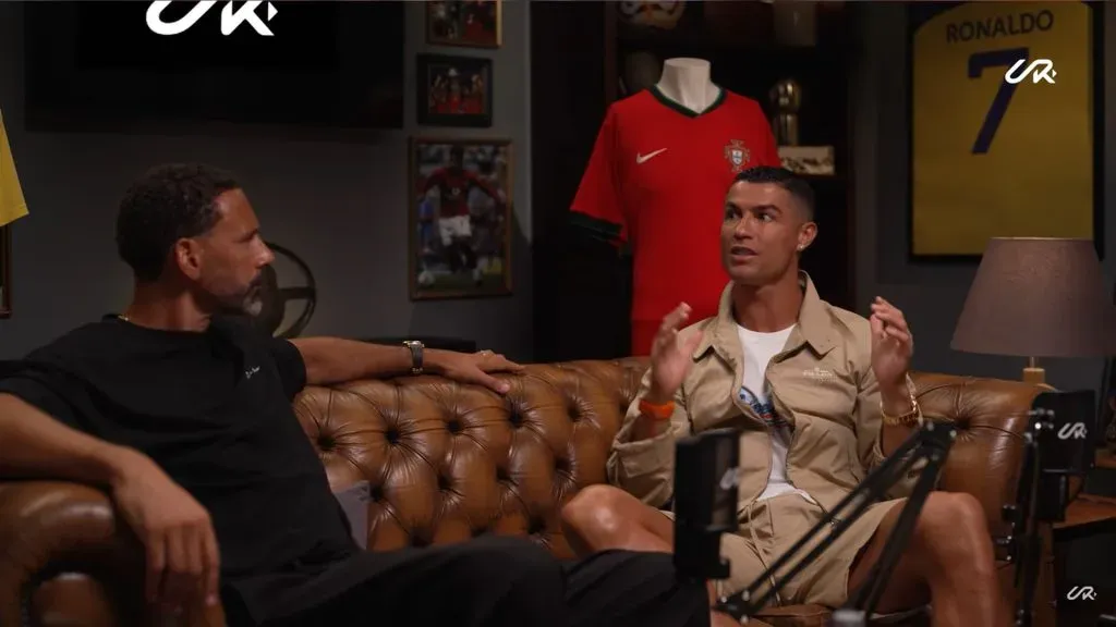 Cristiano charló sobre el Real Madrid con Ferdinand. UR/Cristiano