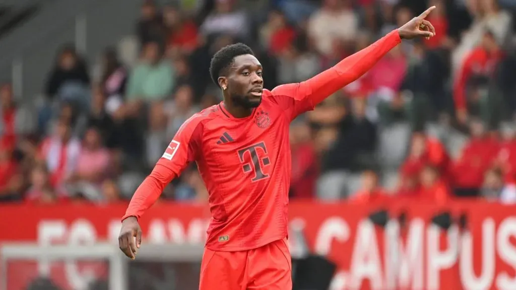 Alphonso Davies, lateral izquierdo del Bayern (IMAGO / Sven Simon).