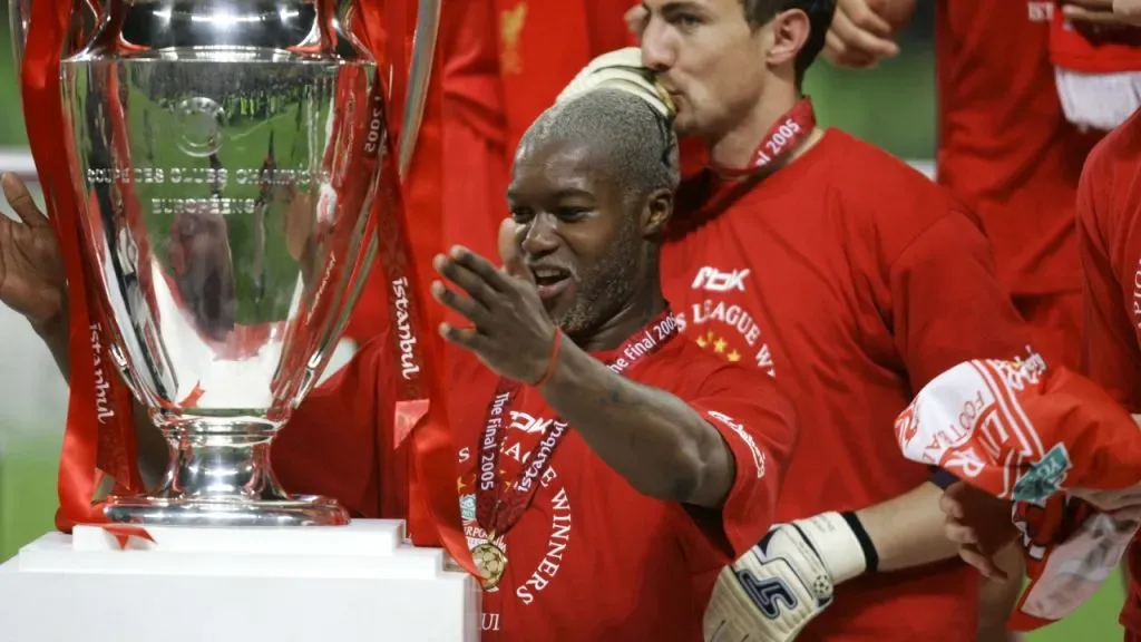 Djibril Cissé, campeón de la Champions League en 2005 (IMAGO / BSR Agency).