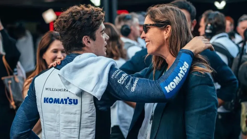 María Catarineu, la mánager de Colapinto, sigue buscándole un lugar en la F1 para 2025.