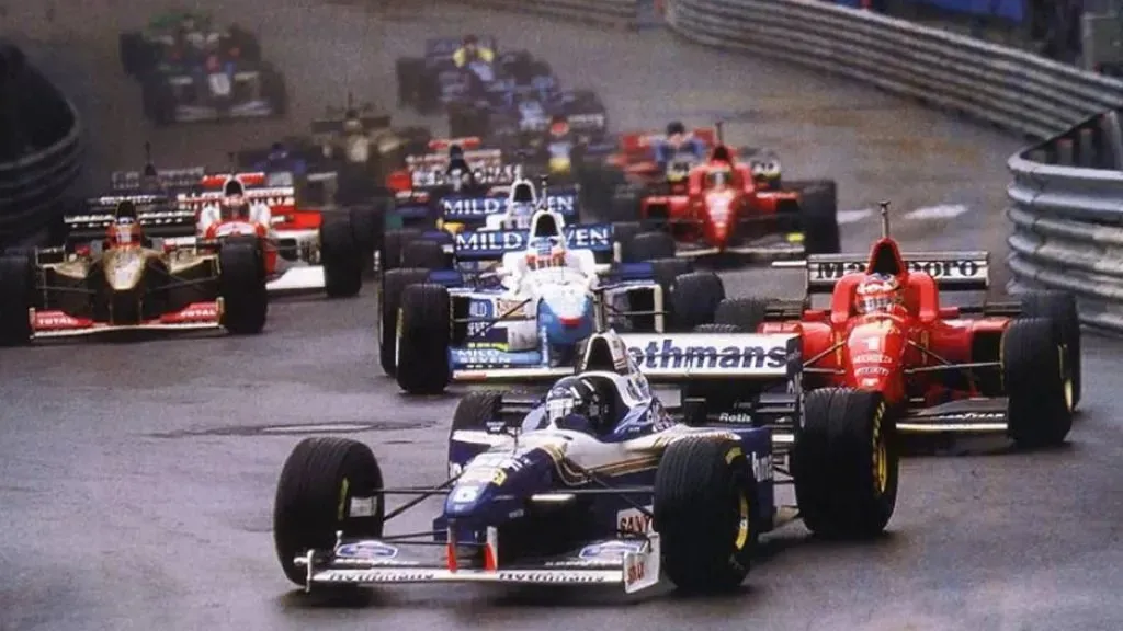 De 22 autos, sólo 3 terminaron el Gran Premio de Mónaco 1996.